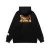 Galerie męskie bluzy bluzie z kapturem Designer Projektant Los Angeles Winter New Design Skull Print Plush Hooded Sweater unisex