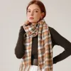 Women's Autumn And Winter Warmth 2023 New Hot Selling Plaid Scarf British College Street Style