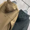 Veste Trench à capuche pour hommes, coupe-vent ample, redingote d'extérieur décontractée à manches longues