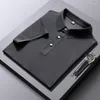 Męskie polo letnie męskie lapy z krótkim rękawem polo-shirt gruby gości