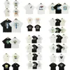 Roupas de moda de grife camisetas camisetas rhude verão nova impressão de letras casuais na moda camisetas soltas masculinas femininas tops de algodão hip hop streetwear para venda