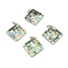 Pendant Necklaces Charm Natural Abalone Shell Prism 47mm Jewelry Making DIY Necklace Earrings Accessories Gift For Women