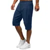 Herenshorts Heren Zomer Katoenmix Vakantie Strand Los Casual Elastische Chino Korte Broek Elegante Mode Broeken Kleding 2023