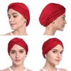 Bonnets Couleurs Confortable Stretch Chimiothérapie Turban Solide Élastique Patients Cap Foulard Bonnet/Crâne Casquettes