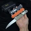 Boker Coltello tascabile pieghevole con cuscinetto a sfera Strumento tattico Militare Edc Mini caccia per campeggio di sopravvivenza all'aperto