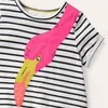 Abiti da ragazza Little Maven 2023 Neonate Abito casual Estate Cotone Flamingo Abiti Belli e confortevoli Vestiti per bambini per neonato 230420