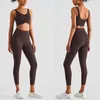Aktiva uppsättningar 2023 Sexig sportyoga Set Two-Piece Sportwear Women Suit Outfit Running Fintess Clothes Workout for Female Academic