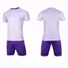 Kinderen Volwassen voetbaltruien jongens en meisjes voetbalkleding sets jeugdvoetbalsets training jersey pak met sokken+shin bewakers 004