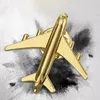 Broszki samolot kształt broszka broszka dobra jakość metalowego samolotu stewardesy biżuteria kobiety