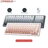 Klavyeler Zifriend K82 K99 Gradyan Klavye Değiştirilebilir Mekanik Klavye 82/99 Tuşlar Tel Oyun Klavye Outemu Kırmızı Anahtar PBT KEYFAPS Q231121