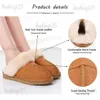 Slippers Real Fur Furry Slippers for Women Fashion Female Alpaca House women's Winter plush Indoor Warm man Home Shoes stuffed woman T231121