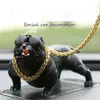 Car Dashboard Ornament Bully Pitbull Dog Doll Auto Interior Accessories Ornaments Cute Chritmas Gift Creative Home Decor