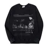 Designerkleidung Hoodies Sweatshirts Roaring Little Eyes Rhude Washed Vintage Texture Pony Printed High Street Loose Pullover Streetwear Pullover Jacke Hip Hop