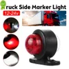 2PCS Car Truck Side Marker Lights Outline Lamp Car Truck Trailer Van 12V-24V Outline Marker LED Double Marker Truck Trailer Lamp