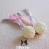 Jouets pour chats Pet Cats Toy Balles de canne tissées en rotin naturel préférées avec Jingle Bells