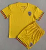 2023 2024 Rumänien Soccer Jerseys Home Away 23 24 Alexandru Cicaldau Ianis Hagi Dennis Man Marin Football Shirts Maillots Camiseta de Futbol Kids Uniforms