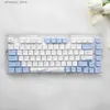 Teclados 133 teclas XDA Profile Keycap Ocean Whale Theme PBT Keycaps para MX Switch Teclado Mecânico Dye Sublimation Azul Branco Key Caps Q231121