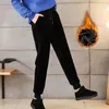 Pantalones de mujer Cajeza delgada pantalones delgados casuales harem calientes damas del revestimiento grueso lana de invierno deportes otoño de otoño