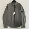 メンズジャケットCPジャケットコート1台のレンズラペルシャツジャケット衣服染色ユーティリティオーバーシャ​​ツ屋外男性カーディガンアウターウェアトップ品質M-XXL