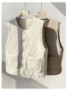 Gilet da donna reversibile primavera autunno donna gilet in peluche invernale caldo giacca senza maniche spessa cappotti da donna