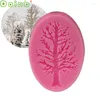 Moldes de cozimento Bolo de árvore Borda Borda Silicone Mold Cupcake Fondant Decorating Tool de chocolate Gumpeste