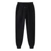 Men s Jeans 2024 Number Printing Autumn Winter Men Sweatpants Jogging Fleece Home Tracksuit Sport Fitness Trousers Casual Warm Pants Outside 231120