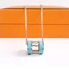 Designer Love Anhänger Halsketten für Frauen Goldbrief Halskette Design Schmuck farbfarbhypoallergene