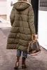 Aşağı ceket kadınlar kışlık moda giyim ekstra uzun kalınlaşmış sıcak koyun kesme uzun ceket çift taraflı aşınma 6io0g