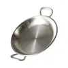 Dinnerware Sets Snack Tray Amphora Plate Steel Dinner Round Kitchen Utensil Storage Stainless Sea Holder Baby