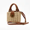 Borse da sera Bohemian Wicker Rattan Bag Borse Estate tessuta per le donne 2023 Borsa da viaggio da spiaggia Borsa a tracolla Borsa a tracolla J230420