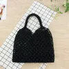 Abendtaschen Taschen für Frauen Sommer Strand Handgewebte Damen Geldbörse Handtasche Große Kupplung Geldbörsen Frau Designer Tote Natur 2023 Stroh J230420