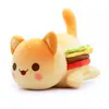 Poupées en peluche mignon Meows Aphmau poupée Mee Meow nourriture chat Coke frites hamburgers pain Sandes oreiller de couchage enfants cadeaux 230421