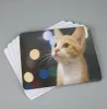 Fare Mat Mouse Pad Isı Transferi Sahte Deri Mousepads Kablosuz Fare Dizüstü Bilgisayar PC Ofis Ev Oyun BJ için Ultra Pürüzsüz Paspaslar