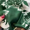 90x90cm retro ontwerper Bloemprint Bloem Silk Sjalf Hoofdband voor vrouwen Mode Lange handgreep Bag sjaals Paris Schouder Tote Bagage Lintkop Wraps Fashion Style
