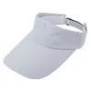 Bérets Tennis Golf Running Suncreen Cap Top Visor Sports massif vides Chapeau réglable Wide Brim Mesh Summer Athletic UV Protection