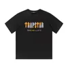 Herren Designer New T-Shirt mit Trapstar Letter Driving Dogs Print T-Shirt Damen Trendy Loose T-Shirt Marke Tops High Street Kurzarm Asien Größe S-3XL