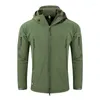 Outdoor Jackets Winter Windproof Hiking Jacket For Man Thermal Hunting Coat Windbreaker Military Camouflage Fleece