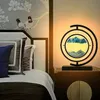 Декоративные предметы, статуэтки, светодиодная картина с зыбучим песком, песочные часы, искусство, уникальный декоративный песочный ночник, украшение для спальни, стеклянная настольная лампа 231121