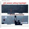 Claviers Clavier rétro-éclairé anglais SP/UK/US pour Lenovo pour Thinkpad P51 P71 rétro-éclairage Teclado 01HW200 01HW282 SN20M15446 Fit P50 P70 Q231121