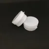 10ml Beyaz Plastik Kozmetik Kozalağı Kavanoz 34x17mm 10 gram boyutu Krem Boş Şişe Maske Konteynerleri Kavanozlar Küçük Pot Frxho