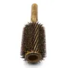 Brosses à cheveux Coiffeur professionnel cheveux bois brosse ronde en nylon et poils de sanglier brosse à cheveux pour Salon de coiffure outils de styliste femmes peigne à cheveux 231121