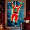 Christmas Decorations Santa Claus Climbing Wall Window Decoration Props Indoor Outdoor Xmas Suit For Door Roof Balcony Garden Decor 231121