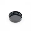 5g/5 ml runda svarta burkar med skruvlock för akrylpulver, strass, charm och andra nageltillbehör Vatpd