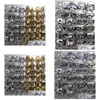 Cluster Anneaux En Gros 100 Pcs Sier Or Skl Tête Patten Squelette Alliage Bijoux Bague Cristal Hommes Punk Biker Mode S Dhgarden Dha1K