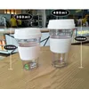 Mugs 360/480ml Eco-Friendly PP Coffee Mug Travel With Lid Portable Beer Tea Cups Milk Cup For Christmas Lover Gifts