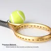 Keychains 12st mini Tennis Racket Keychain med Ball Keyrings Sport Key Ring Athletes Souvenir