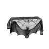 Tale da mesa Diy Black Lace Bat Halloween Props Party Party Scary Indoor Decorations Cretins Holiday Holiday Holiday