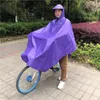 Raincoats bicicleta impermeável capa de chuva poncho 5 cores boné extensão equitação