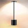 Simple Cordless Table Lamp LED Metal USB Rechargeable 2-Levels Brightness Night Light Desk Lamp Reading Lamp For Restaurant H22042308h