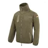 Men's Jackets Men's Military Fleece Jacket Outdoor Hiking Trainning Coat Army Combat Tactical Outerwear For Male Windproof Sprots Tops